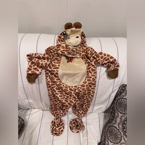 Kids Giraffe Costume - Brown and Cream